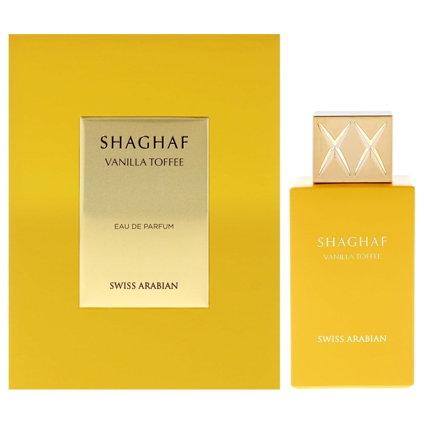 Swiss Arabian Shaghaf Vanilla Toffee – Eau de Parfum – Luxuriöser Unisex-Duft mit Oud, Vanille & Toffee – Langanhaltend – 75ml