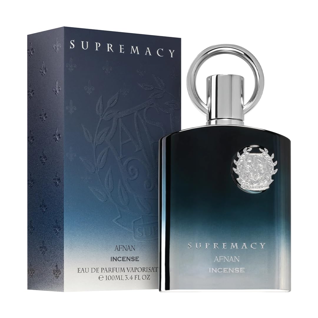 AFNAN Supremacy Incense – Eau de Parfum – Mystischer Unisex-Duft mit Weihrauch, Amber und holzigen Noten – 100 ml