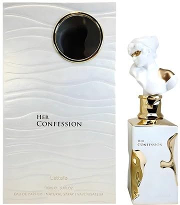 LATTAFA Her Confession – Eau de Parfum – Femininer Duft mit fruchtigen, floralen und warmen Noten – Langanhaltend – 100ml