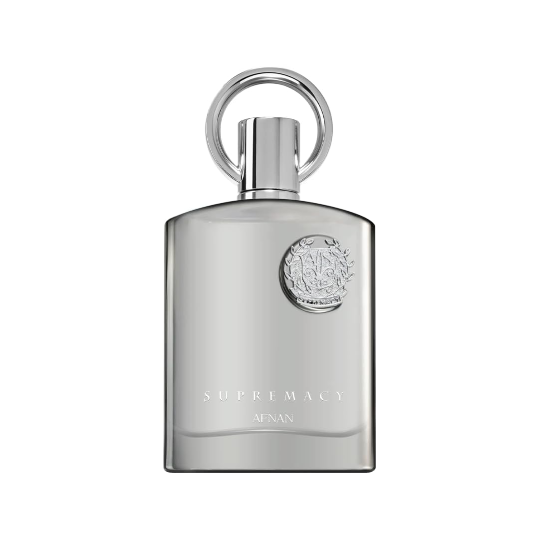 AFNAN Supremacy Silver – Eau de Parfum – Eleganter Herrenduft mit frischen, würzigen und holzigen Noten – 100 ml