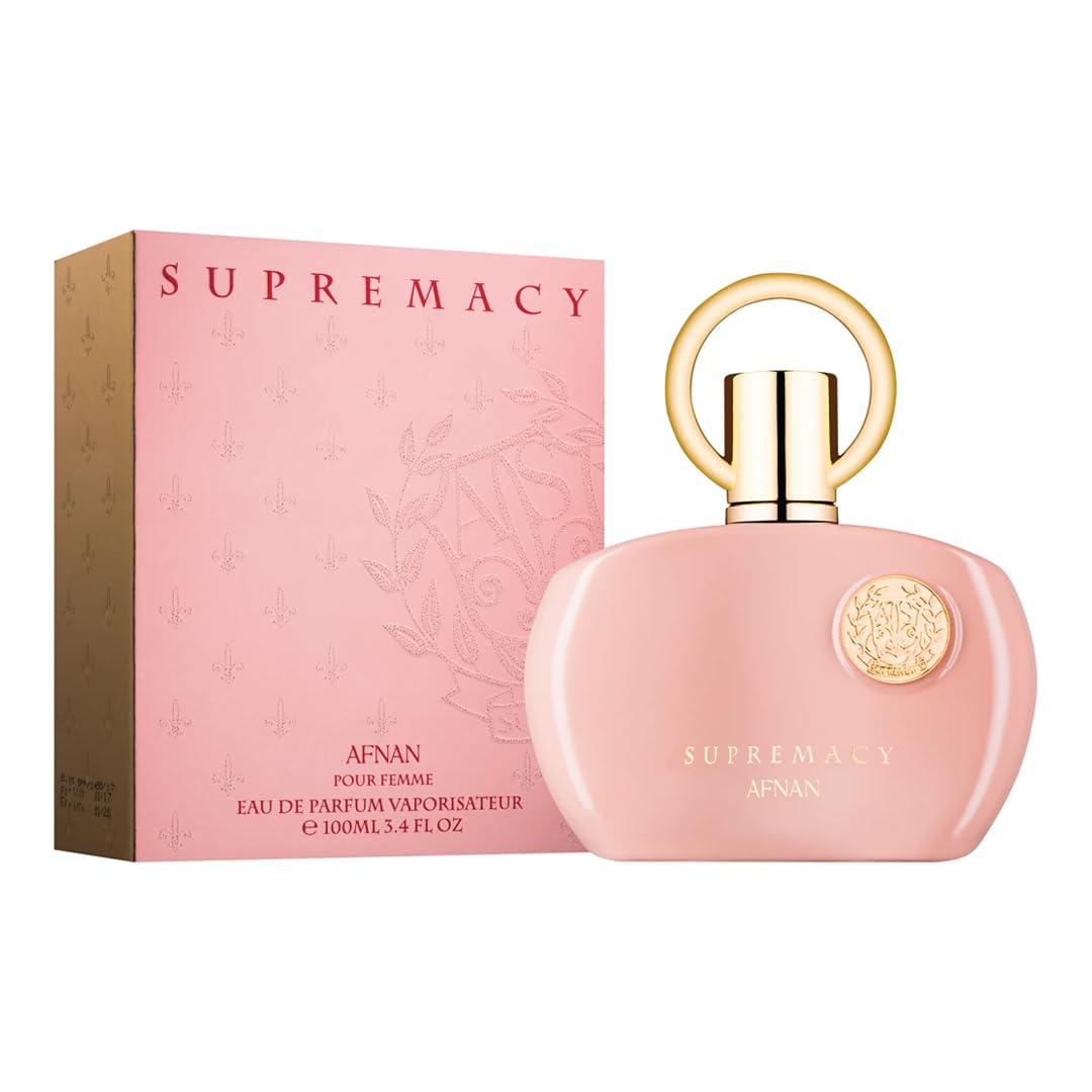 AFNAN Supremacy Pink – Eau de Parfum – Femininer Damenduft mit floralen, fruchtigen und holzigen Noten – 100 ml