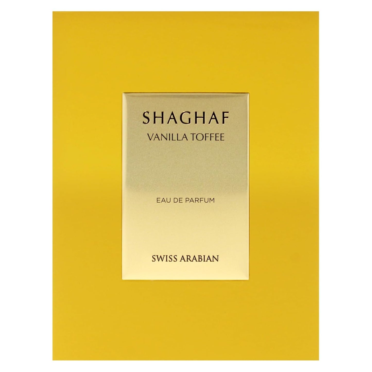 Swiss Arabian Shaghaf Vanilla Toffee – Eau de Parfum – Luxuriöser Unisex-Duft mit Oud, Vanille & Toffee – Langanhaltend – 75ml