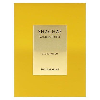 Swiss Arabian Shaghaf Vanilla Toffee – Eau de Parfum – Luxuriöser Unisex-Duft mit Oud, Vanille & Toffee – Langanhaltend – 75ml