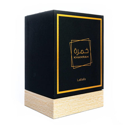 LATTAFA Khamrah – Eau de Parfum – Würziger, süßer Unisex-Duft mit Zimt, Tonka & Vanille – Langanhaltend – 100ml